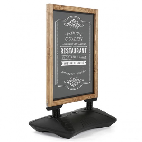 Windpro Exterior Freestanding Chalkboard